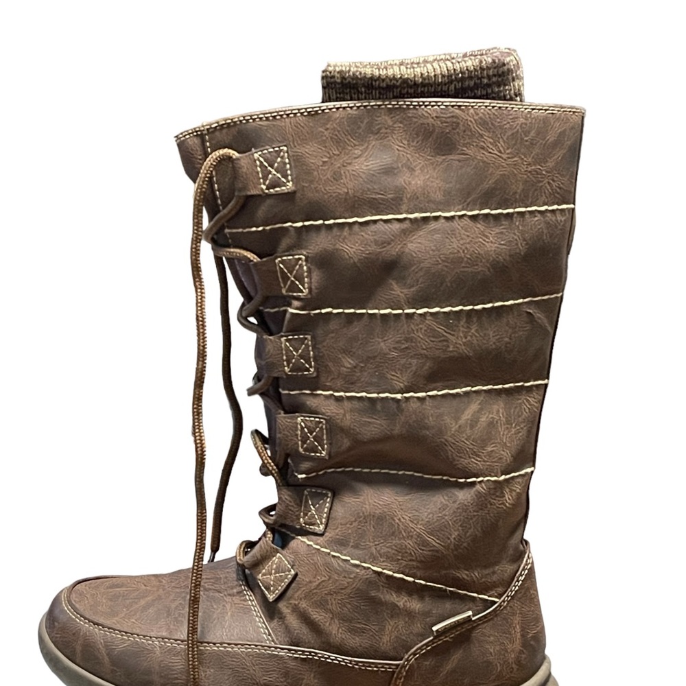 SPORTO.Women Shoes Sweaters Boot Brown Color Size 8‎ - Picture 6 of 15